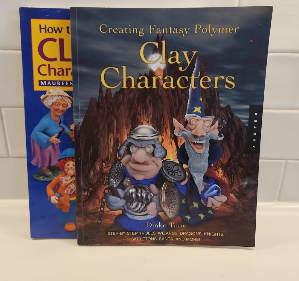 Creating Fantasy Polymer Clay Characters 2 Books